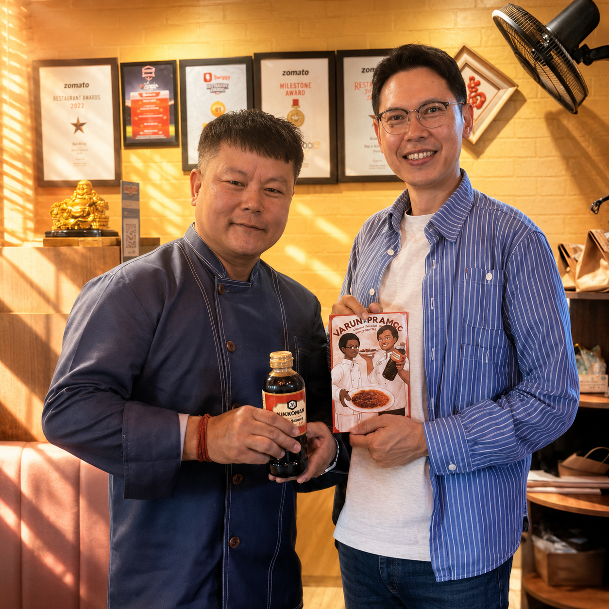 Owners of Kimling with a guest
